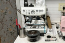 鉑富（Breville）BES876 半自動(dòng)咖啡機 家用意式 研磨奶泡一體式 智能輔助壓粉系統 大容量水箱 25擋研磨 海鹽白 曬單實(shí)拍圖