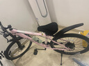 Jeep吉普自行車(chē)山地車(chē)女款成人可鎖死變速碟剎男學(xué)生運(yùn)動(dòng)通勤車(chē)-RC750 RC750-櫻花粉 26寸（適合身高160-183cm） 24速-鋼架-上學(xué)騎行 曬單實(shí)拍圖