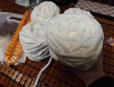 恒源祥柔軟粗毛線(xiàn)手工diy編織圍巾毛線(xiàn)團鉤針勾拖鞋男女自織材料 乳白色 01乳白 曬單實(shí)拍圖