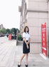 媛可職業(yè)襯衫女短袖定制工裝男女正裝襯衣夏棉4s店教師銀行工作服繡logo 單件男款淺藍(lán)襯衫 XL 曬單實(shí)拍圖