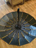 全品屋全自動(dòng)雨傘大號加固加厚結實(shí)抗風(fēng)遮陽(yáng)防曬傘太陽(yáng)傘男士折疊晴雨傘 【224骨】加固黑膠自動(dòng)傘-曜石黑 曬單實(shí)拍圖