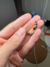 AJIDOU阿吉豆耳釘金屬肌理質(zhì)感耳圈歐美高級感耳飾小眾輕奢生日禮物金色 曬單實拍圖