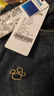 MsShe【刺繡老爹牛仔褲】大碼女裝2025秋季胖mm高腰顯瘦直筒長(zhǎng)褲 牛仔深藍(lán)綠色現(xiàn)貨 XL 曬單實(shí)拍圖