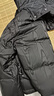 勁霸男裝秋季新品男士外套商務(wù)休閑短版茄克羽絨服FRHG4207 黑色 M (170) 170表示身高 曬單實(shí)拍圖
