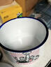 【加厚不加價(jià)】老式懷舊搪瓷碗泡面碗帶蓋泡面神器宿舍餐杯易清洗 發(fā)2個(gè)15cm+9cm勞動(dòng)光榮送蓋子 1個(gè) 帶蓋裝 曬單實(shí)拍圖