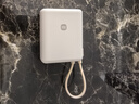 小米（MI）自帶線充電寶10000 33W 移動(dòng)電源 小巧便攜可上飛機(jī) 口袋隨行 適用小米華為榮耀手機(jī)平板充電 小米自帶線充電寶10000 33W  淺咖色 曬單實(shí)拍圖