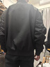 主意范（ZHUYIFAN）夾克男三防美式飛行春秋穿搭一整套立領(lǐng)棒球服外套短款工裝沖鋒衣 黑色夾克 L 110-130斤 曬單實(shí)拍圖