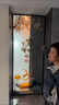 輕奢屏風(fēng)隔斷客廳藝術(shù)鋼化玻璃入戶玄關(guān)裝飾洗漱臺(tái)衛(wèi)生間半墻遮擋 款式1 曬單實(shí)拍圖