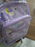 卡拉羊（KALA·Y）小學(xué)生書(shū)包輕便游學(xué)包初中生背包卡通圖案超輕男女雙肩包 小號-薰衣草紫愛(ài)麗絲 曬單實(shí)拍圖