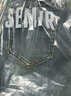 森馬（Semir）森柔|牛仔褲女冬季修身抓毛小腳褲顯瘦休閑潮流長(cháng)褲103724124010 曬單實(shí)拍圖
