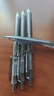 uni三菱 uni-ball UMN-105按動(dòng)黑色中性筆高顏值0.5黑筆簽字筆商務(wù)學(xué)生考試水筆水性筆套裝 5支 曬單實(shí)拍圖