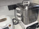 蘇泊爾（SUPOR）0涂層不銹鋼電蒸鍋 燉蒸煮一體電煮鍋 電火鍋 家用多功能燉盅鍋 猛火可拆洗電熱鍋18L ZN32FC913 曬單實(shí)拍圖
