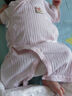 貝瑞加（Babyprints）嬰兒連體衣2件裝新生兒純棉爬服夏季短袖寶寶哈衣薄款內(nèi)衣 粉59 曬單實拍圖