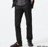 優(yōu)衣庫男女裝修身無(wú)褶長(cháng)褲休閑褲子直筒通勤25新款479338 479338/09黑色 82 /170/82A 曬單實(shí)拍圖