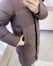 坦博爾羽絨服女長(cháng)款時(shí)尚休閑百搭保暖加厚連帽面包服530836Z大象咖啡165 曬單實(shí)拍圖