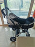 ANGI BABY嬰兒推車可坐可躺嬰兒車輕便折疊新生兒減震高景觀雙向兒童手推車 頂配月光銀【一鍵收車+PU橡膠輪] 曬單實拍圖