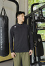 迪桑特（DESCENTE）【搶先購】TRAINING綜訓訓練運動(dòng)健身男士吸濕速干長(cháng)袖針織衫 BK-黑色 L (175/96A) 曬單實(shí)拍圖