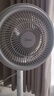 美的（Midea）【暴風(fēng)循環(huán)】空氣循環(huán)扇大風(fēng)量搖頭電風(fēng)扇家用臺式落地扇輕音臥室節能小風(fēng)扇柔風(fēng)輕羽扇 FGA24TQ 曬單實(shí)拍圖