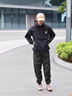 C.MATK沖鋒衣男女同款春秋季新款戶(hù)外潮牌登山服防風(fēng)防水連帽外套上衣 黑色-B【單衣】 XL 曬單實(shí)拍圖