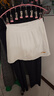 李寧（LI-NING）羽毛球服女款短裙運(yùn)動(dòng)跑步裙白色ASKU214-2 白色 L 曬單實(shí)拍圖