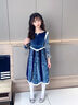 PureShare艾莎公主裙冰雪奇緣女童愛(ài)莎裙子春秋季連衣裙兒童禮服 艾莎連衣裙 90 曬單實(shí)拍圖