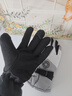 惠利得戶(hù)外滑雪手套男女騎行手套保暖手套冬季觸屏加絨防凍手套 雪花圓標黑色(拼色) 曬單實(shí)拍圖