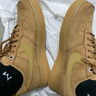 耐克（NIKE）官方男鞋女鞋 AIR FORCE AF1  小麥色空軍一號板鞋運動(dòng)休閑鞋 CJ9179-200 41 曬單實(shí)拍圖