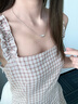 Arsis流光水滴雙面項(xiàng)鏈女原創(chuàng)設(shè)計(jì)時(shí)尚百搭鎖骨鏈送女友禮物 流光水滴雙面項(xiàng)鏈 曬單實(shí)拍圖