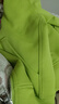 德瑪納（dme）【空氣層連帽外套】春秋通勤寬松休閑落肩外套女短款 蘋(píng)果綠 XL  曬單實(shí)拍圖