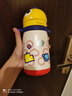 babycare兒童水杯6個月以上寶寶學(xué)飲吸管水杯霸王龍不銹鋼保溫杯上學(xué)450ml 曬單實(shí)拍圖