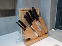 雙立人（ZWILLING）Enjoy刀具套裝菜刀菜板水果刀剪刀砍骨刀砧板切片刀插刀架9件套 曬單實(shí)拍圖