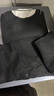 貓人（MiiOW）男士保暖內衣男25年款羽絨蠶絲雙面磨絨10A抑菌秋衣秋褲修身套裝 【25年新升級羽絨蠶絲】暗夜黑-男 2XL （推薦140-170斤） 曬單實(shí)拍圖