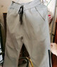 IZEXX戶(hù)外登山直筒拉鏈褲男春季沖鋒休閑褲工裝機能長(cháng)褲子IZ09淺灰 曬單實(shí)拍圖