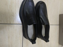 紅蜻蜓男士皮鞋秋季一腳蹬商務(wù)鞋子休閑厚底爸爸鞋WTA35013 黑色 42 曬單實(shí)拍圖