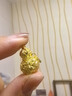 世紀緣珠寶牡丹葫蘆古法黃金吊墜復古足金福祿掛墜生日禮物送女友 5.77g 曬單實(shí)拍圖