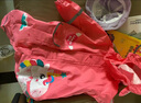 lemonkid兒童雨衣男童女寶寶雨披斗篷式小學(xué)生雨具 貝莉魔法獨角獸 L 曬單實(shí)拍圖