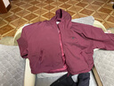 羅蒙（ROMON）短外套女2024春秋季新款韓版寬松顯瘦氣質(zhì)小個(gè)子夾克上衣女士外套 酒紅色 L （100-115斤） 曬單實(shí)拍圖