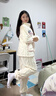 貓人（MiiOW）珊瑚絨睡衣女秋冬加絨加厚女士家居服法蘭絨可外穿長(cháng)袖居家服卡通 3611-主圖款【加厚保暖珊瑚絨】 L 【推薦體重100-120斤】 曬單實(shí)拍圖