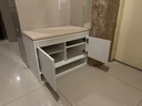 尋巧（SPERMEK）鞋柜換鞋凳入戶(hù)門(mén)口感家用坐凳一體輕奢進(jìn)門(mén)玄關(guān)鞋架穿鞋凳子可坐 【奶咖色60CM】可放45碼 曬單實(shí)拍圖