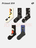 PRIMEET派米 襪子男冬季運動(dòng)潮牌抑菌長(cháng)襪女春秋黑色中筒棉襪情侶 曬單實(shí)拍圖