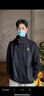 adidas經(jīng)典三條紋運(yùn)動連帽夾克外套男女春季阿迪達(dá)斯三葉草 黑色   M 曬單實(shí)拍圖