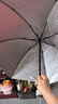 【已售100萬】手動UV折疊黑膠防曬防紫外線遮陽晴雨兩用傘 【爆款雨傘】7骨內(nèi)層銀膠純色隨機 曬單實拍圖