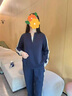 MAGIOPY品牌奢侈高端女裝時(shí)尚運動(dòng)套裝女春秋2025新款寬松顯瘦中年媽媽裝 藏青色 L 建議115-128斤 曬單實(shí)拍圖