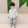 G.DUCKKIDS純棉男童長(cháng)袖襯衫2024秋裝兒童襯衣嬰兒上衣小童寶寶春秋外套童裝 米奇白色 90 標牌4建議身高85左右 曬單實(shí)拍圖