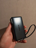 倍思【國標(biāo)3C認(rèn)證】超能充三合一充電寶自帶插頭自帶線67W/65W快充手機筆記本適用可上飛機移動電源-黑 曬單實拍圖