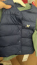 特步（XTEP）童裝兒童棉羽背心加絨保暖冬季校服打底棉服 深奧藍 110 曬單實(shí)拍圖