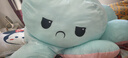 悅動(dòng)絨翻面變臉小章魚(yú)玩偶抱枕毛絨玩具女孩陪睡覺(jué)布娃娃生日禮物女生友 正面粉色反面淺藍色 1.3m(送小號章魚(yú)） 曬單實(shí)拍圖