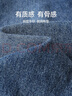 浪莎【新復古回潮】牛仔褲女春秋新款老爹褲高腰直筒九分蘿卜哈倫褲 曬單實(shí)拍圖