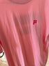FILA FUSION斐樂(lè )潮牌多彩休閑短袖T恤夏季寬松純棉防曬涼感情侶上衣 青春粉-PK（25年升級版） S /165/88A 曬單實(shí)拍圖