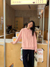 Teenie Weenie小熊卡通連帽衛(wèi)衣女2025冬季新款女衛(wèi)衣 粉色 S 曬單實(shí)拍圖